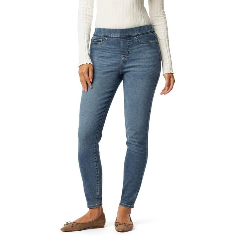 Women's Skinny Jeans Plus Size Stretch Tummy Control Casual Daily Wear